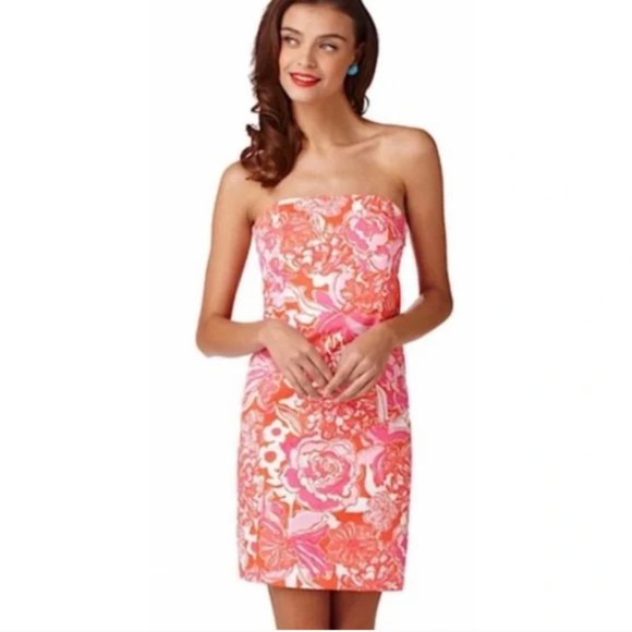 Lilly Pulitzer Franco Dress in Tango - Picture 1 of 3